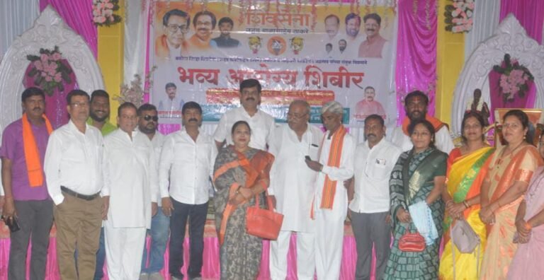 अकोला शिवसेना (उबाठा) च्या आरोग्य शिबिरात ५२ रुग्णांची शस्त्रक्रियासाठी निवड