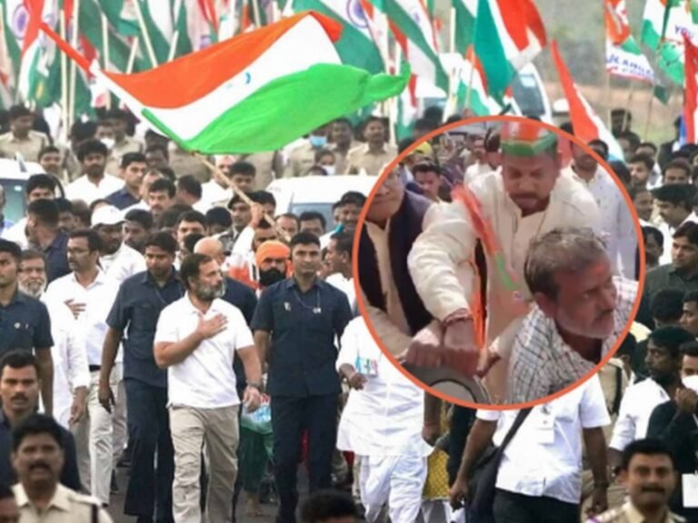 वाराणसी! राहुल गांधींनी भाषण दिलेली जागा भाजपाने गंगाजलने धुतली.