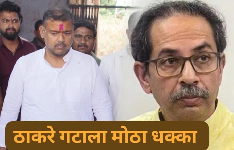 ठाकरे गटाला मोठा धक्का ! सांगलीत काँग्रेसच्या विशाल पाटलांकडून अपक्ष अर्ज दाखल