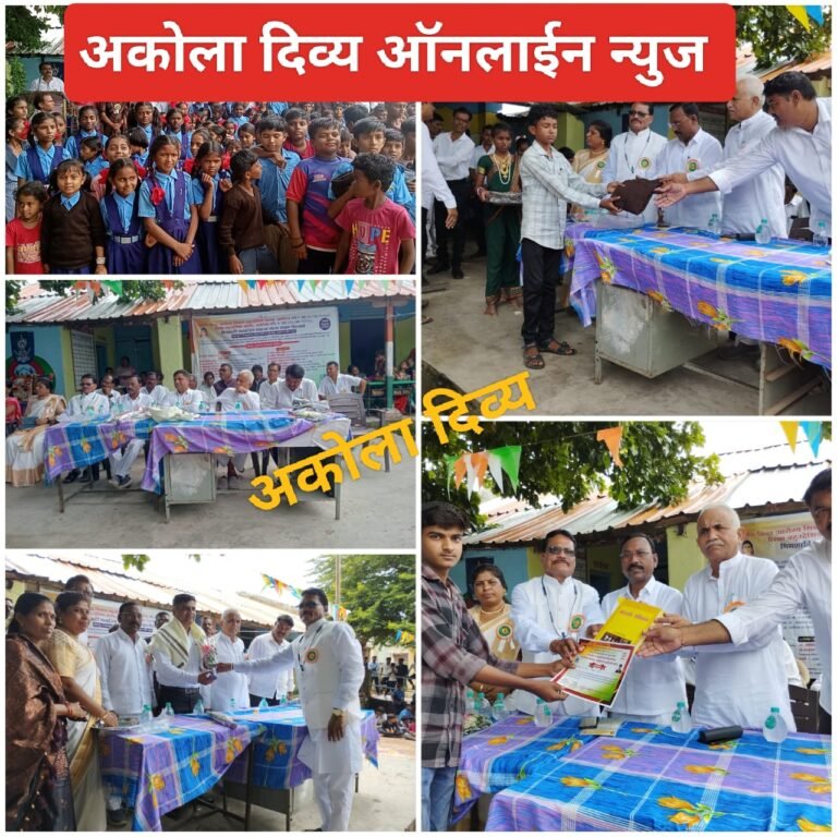 शेतमजूर कामगारांच्या गुणवंत विद्यार्थ्यांचा सत्कार ! 209 विद्यार्थ्यांना स्वेटर वाटप