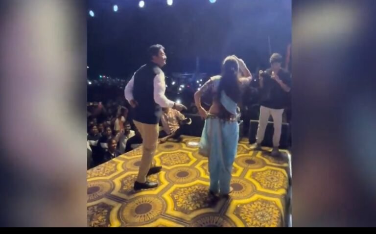 भाजप आमदाराने चक्क  गौतमी पाटील सोबत घेतला ठेका
